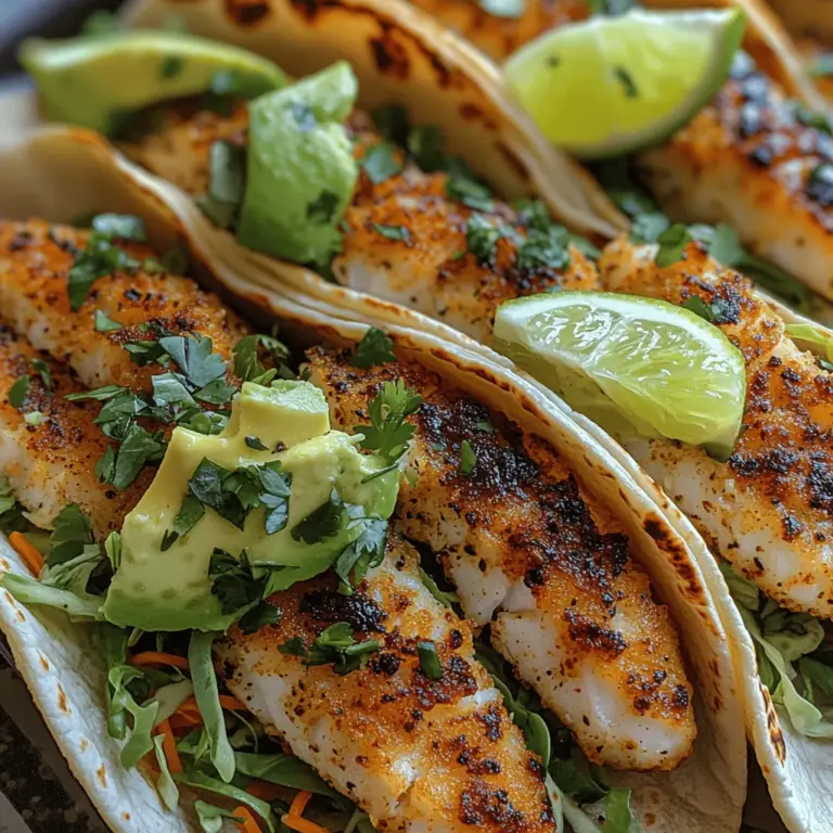 Fish tacos are a beloved dish, celebrated for their fresh flavors and satisfying crunch. Originating from the coastal regions of Mexico, these delightful tacos have gained popularity worldwide, becoming a staple in many households and restaurants. The combination of tender fish, warm tortillas, and a variety of vibrant toppings creates a dish that is not only delicious but also versatile. This recipe for Crispy Baked Fish Tacos offers a healthy twist on a classic favorite, using simple ingredients that pack a punch. The baking method allows for a lightened version without sacrificing the satisfying crunch that everyone loves.