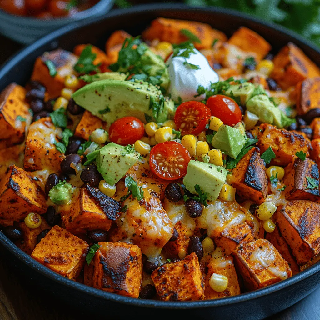 In the realm of comfort food, nachos reign supreme, often celebrated for their gooey cheese, crunchy textures, and endless topping possibilities. However, if you’re looking to elevate this classic dish while keeping it healthy, the Sweet Potato Nacho Skillet is a game changer. This vibrant dish not only satisfies your cravings but also provides a nutritious twist that makes it suitable for a variety of occasions—whether it's a cozy family dinner, a lively game day gathering, or a casual get-together with friends.