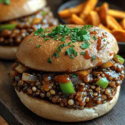 Hearty BBQ Lentil Sloppy Joes: A Delicious and Nutritious Treat