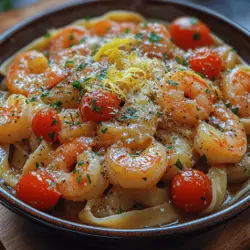 Zesty Lemon Butter Shrimp Pasta Recipe