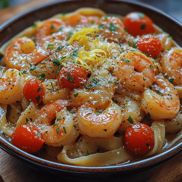Seafood pasta dishes hold a special place in the hearts of food lovers around the world, and for good reason. The combination of succulent shrimp, vibrant lemon, and rich butter creates a symphony of flavors that tantalize the taste buds. Among the myriad of seafood pasta recipes, Zesty Lemon Butter Shrimp Pasta stands out as a delightful option that is both easy to prepare and irresistibly delicious. This dish is perfect for weeknight dinners when time is of the essence, yet it possesses an elegance that makes it suitable for special occasions as well. The balance of freshness from the shrimp and lemon with the comforting nature of pasta makes this recipe a must-try for home cooks of all skill levels.
