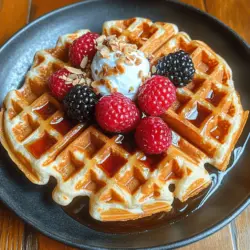 Protein-Packed Cottage Cheese Waffles: A Wholesome Breakfast Delight