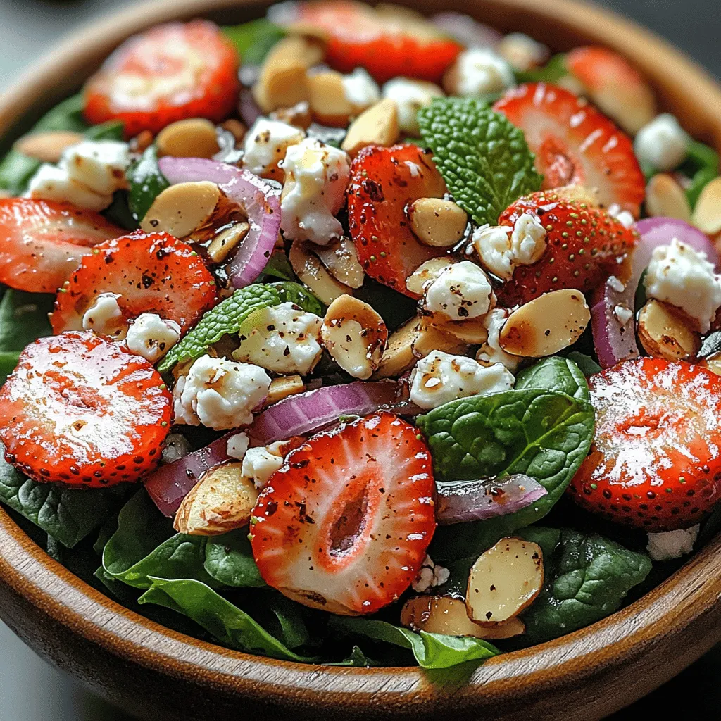 In recent years, the trend of healthy eating has gained significant momentum, with a growing number of individuals prioritizing nutritious meals over processed options. Among the many culinary creations that have emerged from this shift, salads have become a staple of healthy diets. They are versatile, easy to prepare, and can be tailored to fit a myriad of taste preferences. One standout recipe that perfectly embodies these qualities is the Sweet Berry Spinach Delight Salad. This salad is not only a feast for the eyes but also a powerhouse of nutrition, making it an ideal choice for those seeking a refreshing and wholesome dish.
