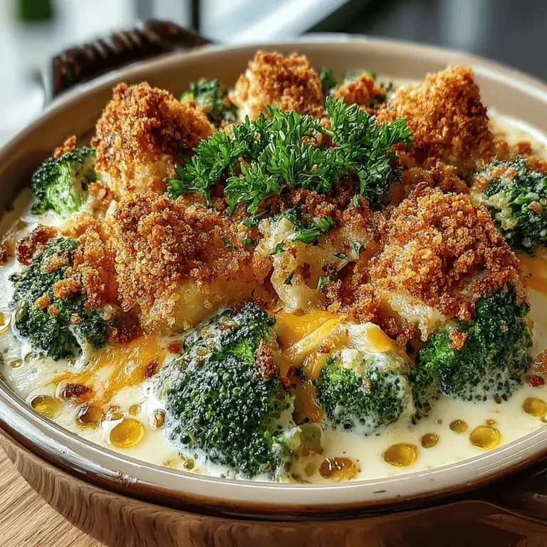 After preparing your quinoa and steaming the broccoli, it's time to bring all the components together for your Cheesy Broccoli Bliss Quinoa Casserole. Begin by placing the cooked quinoa in a large mixing bowl. Add the steamed broccoli, ensuring it's chopped into small, bite-sized pieces for even distribution. Then, incorporate the sautéed onions and garlic, which will infuse the dish with aromatic flavors.