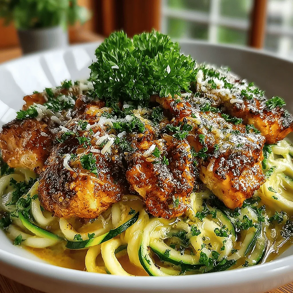 In the quest for a delicious yet healthy meal, Creamy Lemon Garlic Chicken with Zucchini Noodles stands out as a perfect option. This dish not only tantalizes the taste buds with its rich flavors but also offers a lighter alternative to traditional pasta recipes. Combining succulent chicken breasts with a creamy lemon garlic sauce and vibrant zucchini noodles, this recipe is a celebration of fresh ingredients and simple cooking techniques. Whether you’re looking to impress at a family dinner or prepare a quick weeknight meal, this dish is sure to satisfy.