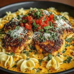 Creamy Tomato Basil Chicken Skillet is a delightful dish that marries the rich, savory flavors of chicken with the bright, fresh essence of tomatoes and basil. Picture tender chicken breasts enveloped in a velvety tomato sauce, punctuated by the aromatic notes of garlic and herbs. This dish not only tantalizes the taste buds but also offers a satisfying experience that is perfect for any occasion—whether it’s a cozy family dinner or a quick weeknight meal.