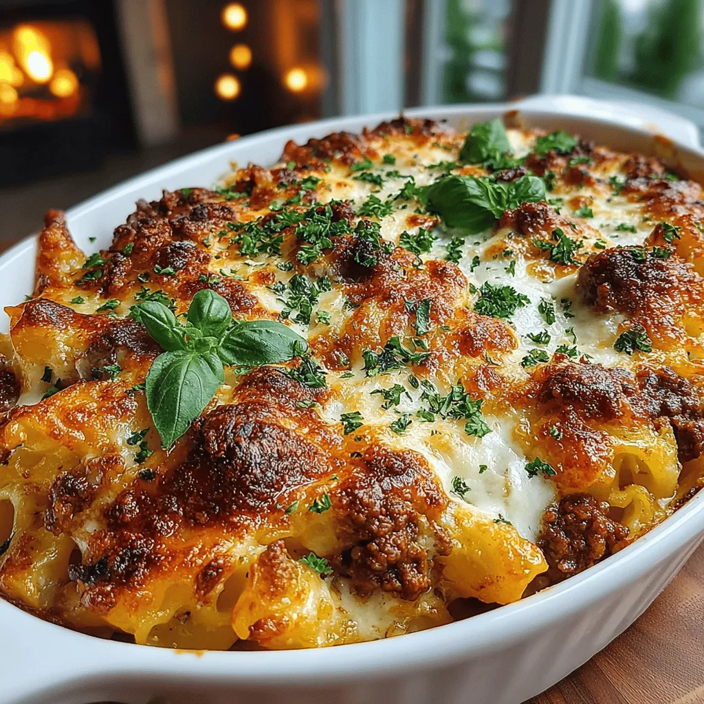 Cheesy Baked Ziti Delight is more than just a dish; it’s a warm embrace on a plate that evokes feelings of nostalgia and comfort. This Italian-American classic combines the heartiness of ziti pasta with rich meat sauce and an indulgent blend of cheeses, making it a favorite for family dinners, potlucks, and cozy nights in. Whether you're feeding a crowd or enjoying a quiet meal at home, this recipe promises to satisfy your cravings and impress your guests with its delightful layers of flavor.