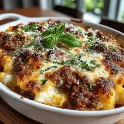 Cheesy Baked Ziti Delight