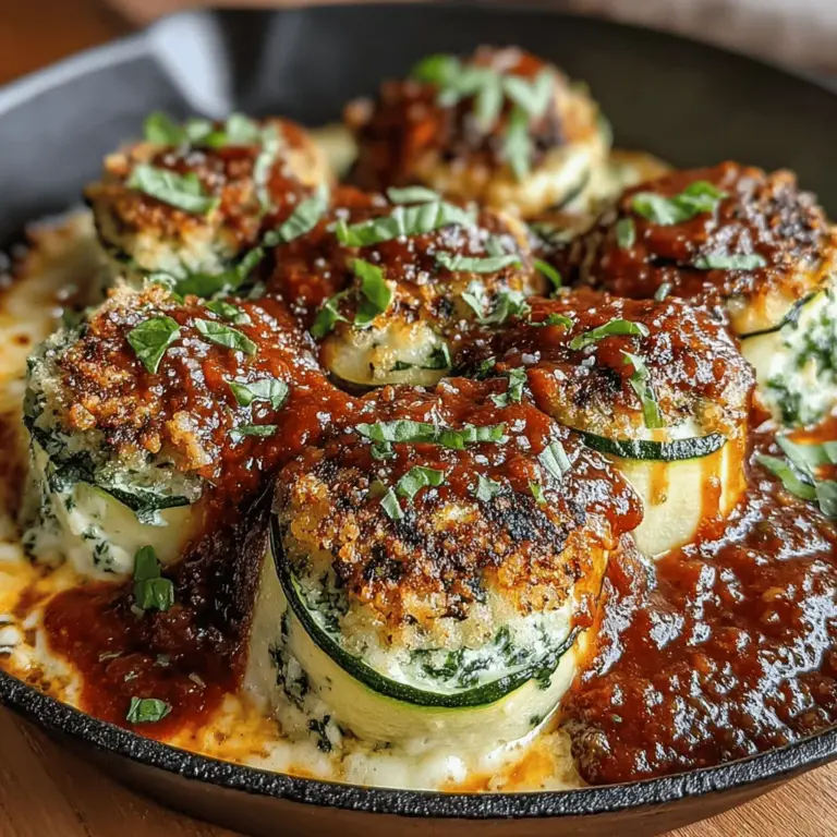 In recent years, zucchini has gained tremendous traction in the realm of healthy cooking, becoming a staple for those looking to enhance their meals with nutritious ingredients. This versatile vegetable not only adds a delightful flavor and texture to dishes but also serves as a fantastic alternative for those aiming to reduce their carbohydrate intake. Among the myriad of ways to incorporate zucchini into your diet, Zucchini Lasagna Rolls stand out as an especially appealing option. This dish offers a delicious, low-carb alternative to traditional lasagna, making it a favorite among health-conscious food enthusiasts.