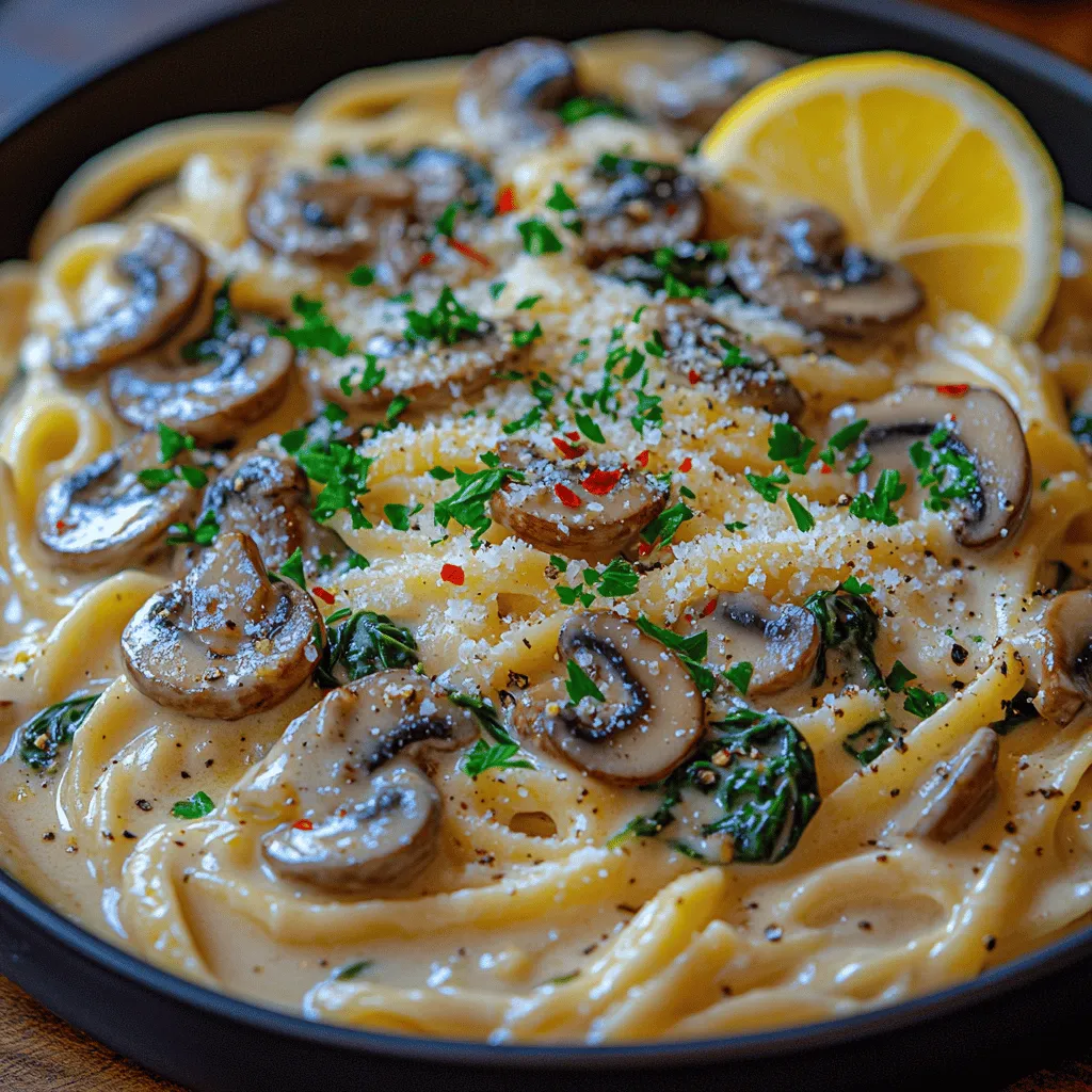 When it comes to comfort food that also exudes a touch of elegance, few dishes can rival Creamy Mushroom Spinach Pasta. This delightful recipe seamlessly marries the rich, creamy textures of a velvety sauce with the freshness of sautéed vegetables, creating a dish that is as visually appealing as it is delicious. Whether you're preparing a cozy weeknight dinner for yourself or impressing guests at a dinner party, this pasta dish offers a perfect balance of flavors and textures that appeals to all palates.