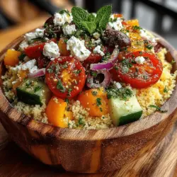 Embark on a culinary journey through the Mediterranean with this Refreshing Mediterranean Couscous Salad. Known for its vibrant flavors and wholesome ingredients, this salad captures the essence of Mediterranean cuisine, making it a delightful option for a variety of occasions. Whether you're seeking a light lunch, a side dish for dinner, or a crowd-pleasing contribution to a potluck, this salad fits the bill perfectly.