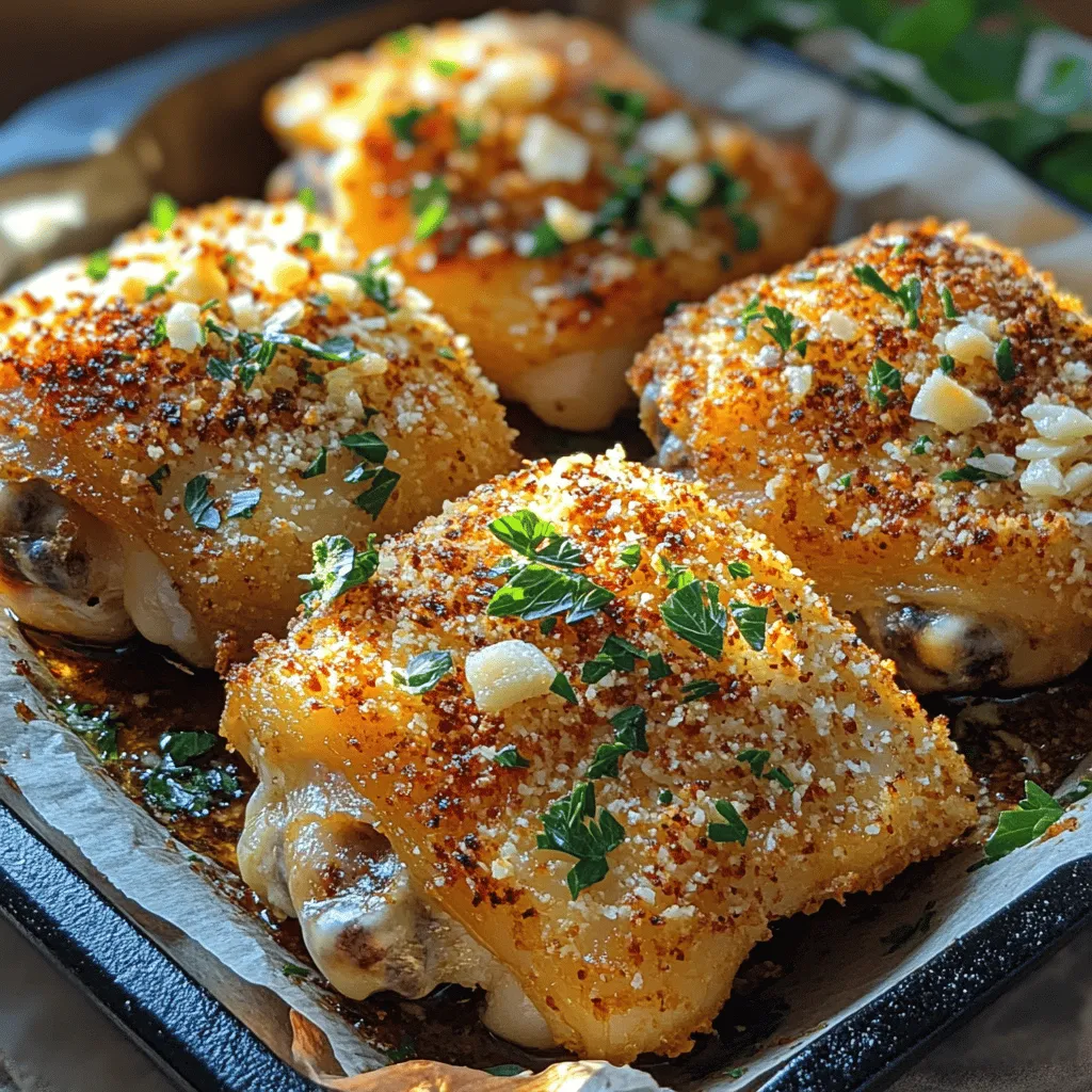 When it comes to baking Garlic Parmesan Crusted Chicken Thighs, the right setup can make all the difference in achieving that perfect dish. You have a couple of excellent options for your baking tray.