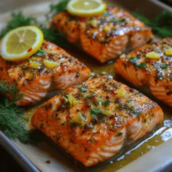 Zesty Lemon Herb Salmon Bake: A Flavorful and Healthy Delight