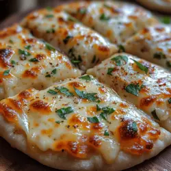 Creamy Garlic Alfredo Flatbread Recipe