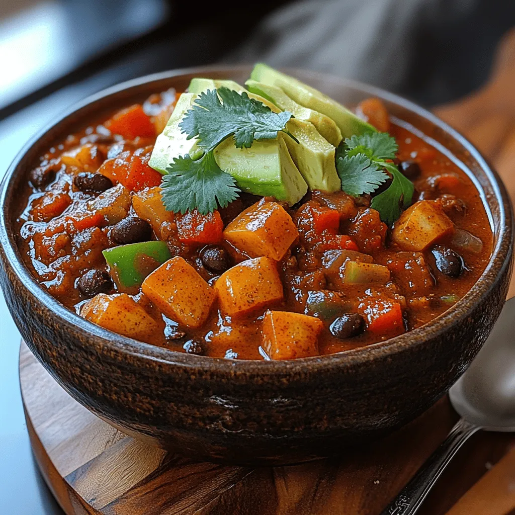Chili is a beloved staple in many kitchens around the world, particularly in the colder months when a warm, hearty dish is a source of comfort and nourishment. The Smoky Chipotle Black Bean Chili stands out as an exceptional variant that marries the rich, earthy flavors of black beans with the smoky heat of chipotle peppers. This recipe is not just a meal; it's a celebration of bold flavors and wholesome ingredients that can easily become the star of any gathering or cozy night in.