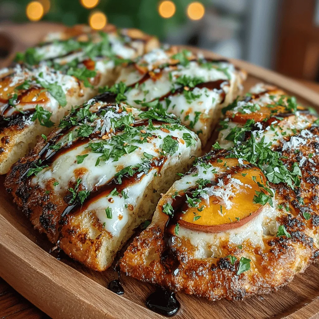 In the realm of culinary delights, the Heavenly Peach Basil Flatbread stands out as a unique and flavorful dish that beautifully marries the sweetness of ripe peaches with the aromatic essence of fresh basil. This delightful flatbread is perfect for sharing at gatherings, serving as an appetizer, or enjoying as a light meal. The combination of sweet, savory, and aromatic flavors creates an irresistible experience for your palate. With a simple preparation process and an enticing mix of ingredients, this recipe is sure to become a favorite in your home. In this article, we will explore the art of creating this delicious flatbread, delving into each ingredient's role, the cooking technique, and serving suggestions to elevate your dining experience.