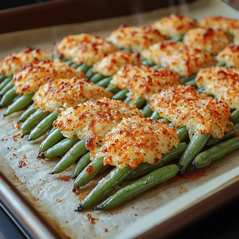 In today’s health-conscious world, the quest for delicious yet nutritious snacks has never been more important. As we seek healthier alternatives to traditional snack foods, Crunchy Parmesan Green Bean Crunchies emerge as a standout option. These delightful bites not only satisfy cravings but also pack a punch of flavor and nutrition, making them an ideal choice for both casual munching and party appetizers.