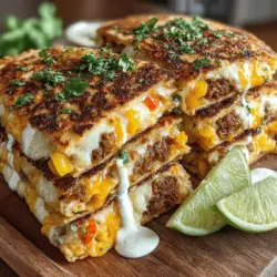 In a world where culinary creativity knows no bounds, the Spicy Sriracha Tuna Melt Quesadilla stands out as a delicious fusion of flavors. This recipe marries the classic comfort of a tuna melt with the satisfying crunch of a quesadilla, all while being elevated by the spicy kick of Sriracha sauce. Imagine biting into a perfectly crisp tortilla filled with a savory, creamy mixture that tantalizes your taste buds with each bite. Whether you're looking for a quick lunch, a weeknight dinner, or a dish to impress friends at your next gathering, these quesadillas are not just easy to make, but also packed with flavor.