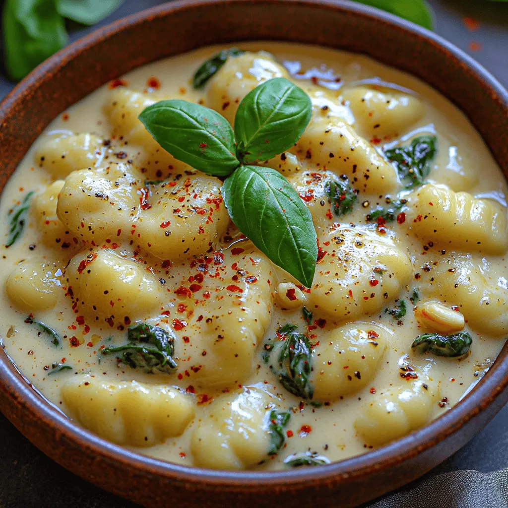 When it comes to comfort food, few dishes can rival the creamy, indulgent flavors of Creamy Garlic Spinach Gnocchi. This dish is not only a feast for the senses, but it also strikes a perfect balance between richness and freshness, making it an ideal meal for any occasion. Whether you’re looking to whip up a quick weeknight dinner or impress guests at a dinner party, this gnocchi recipe is sure to delight.