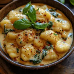 When it comes to comfort food, few dishes can rival the creamy, indulgent flavors of Creamy Garlic Spinach Gnocchi. This dish is not only a feast for the senses, but it also strikes a perfect balance between richness and freshness, making it an ideal meal for any occasion. Whether you’re looking to whip up a quick weeknight dinner or impress guests at a dinner party, this gnocchi recipe is sure to delight.