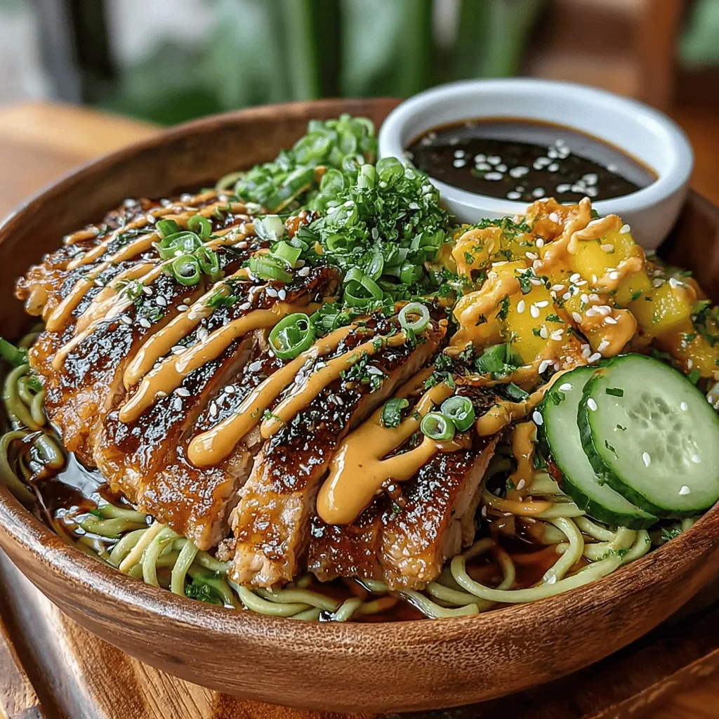 Chilled Sesame Chicken Noodles are a delightful and versatile meal that seamlessly combines flavor, texture, and nutrition. This dish is not only refreshing but also incredibly satisfying, making it a perfect choice for warm weather dining or as a light, energizing lunch option. With a harmonious balance of savory chicken, nutty sesame, and fresh vegetables, this recipe is bound to become a favorite in your culinary repertoire.
