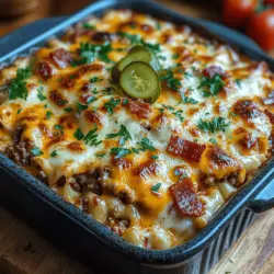 Ultimate Bacon Cheeseburger Casserole Recipe