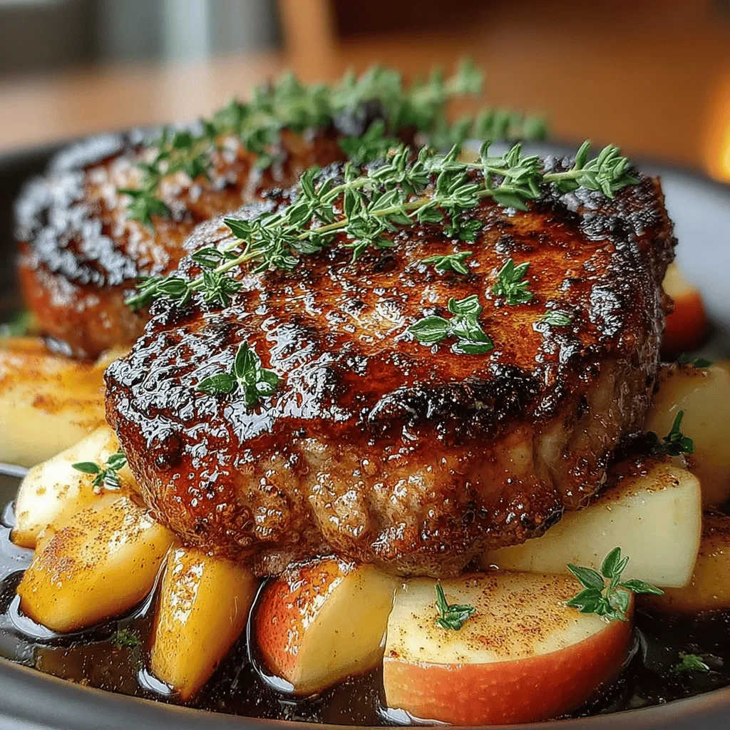 When it comes to comfort food, few dishes can rival the delightful combination of sweet and savory that Maple Drizzle Apple Bliss Pork Chops offer. This dish is not just a meal; it's an experience that brings warmth and satisfaction, making it a perfect choice for family dinners or cozy gatherings. The contrast of succulent pork chops infused with the sweetness of maple syrup and the tartness of fresh apples creates a mouthwatering harmony that tantalizes the taste buds.