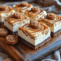 If you’re on the hunt for a dessert that perfectly marries creamy decadence with the delightful crunch of caramelized cookies, look no further than the Biscoff cheesecake bars. This indulgent treat has gained immense popularity among dessert enthusiasts and food bloggers alike, thanks to its unique flavor profile and irresistible texture. Imagine a buttery, crumbly crust made from Biscoff cookies topped with a luscious cheesecake filling that embodies the flavor of spiced caramel. The Biscoff cheesecake bars are not just a dessert; they are a celebration of flavors that can elevate any occasion, from cozy family gatherings to elegant dinner parties.