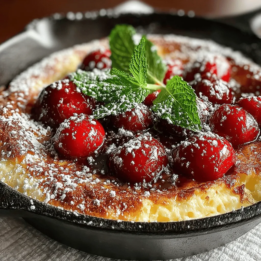 Indulge in the delightful experience of Cherry Bliss Clafoutis, a quintessential French dessert that artfully marries the tartness of fresh cherries with a silky custard base. This rustic yet sophisticated dish hails from the Limousin region of France, where its traditional preparation features black cherries nestled in a smooth custard batter. While black cherries are the classic choice, this versatile recipe allows for the incorporation of various fruits, making it an adaptable dessert suitable for any season. In this article, we will take you on a journey through the enchanting world of clafoutis, guiding you step-by-step through the preparation of this delectable treat, while exploring its rich history and offering serving suggestions to elevate your dining experience.
