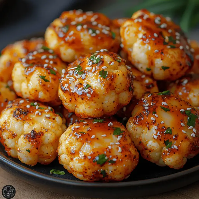 If you’re looking for a bold and flavorful dish that packs a punch, Fiery Sriracha Cauliflower Bites are the perfect choice. This recipe combines the crunchiness of roasted cauliflower with the heat of Sriracha sauce, creating a delicious appetizer or side dish that is sure to impress your guests. Whether you’re hosting a game day party, enjoying a cozy family dinner, or just craving a spicy snack, these cauliflower bites are versatile enough to suit any occasion.