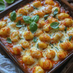 Cheesy Baked Gnocchi Delight: A Comforting Culinary Experience