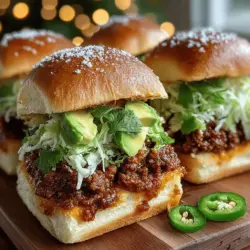 Spicy Chipotle Turkey Sloppy Sliders