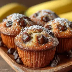 Once you have your batter ready, it's time to pop those Banana Bliss Chocolate Chip Muffins into the oven. Baking is a crucial step in the process, and understanding the nuances of baking times and monitoring the muffins can make a significant difference in achieving the perfect treat.
