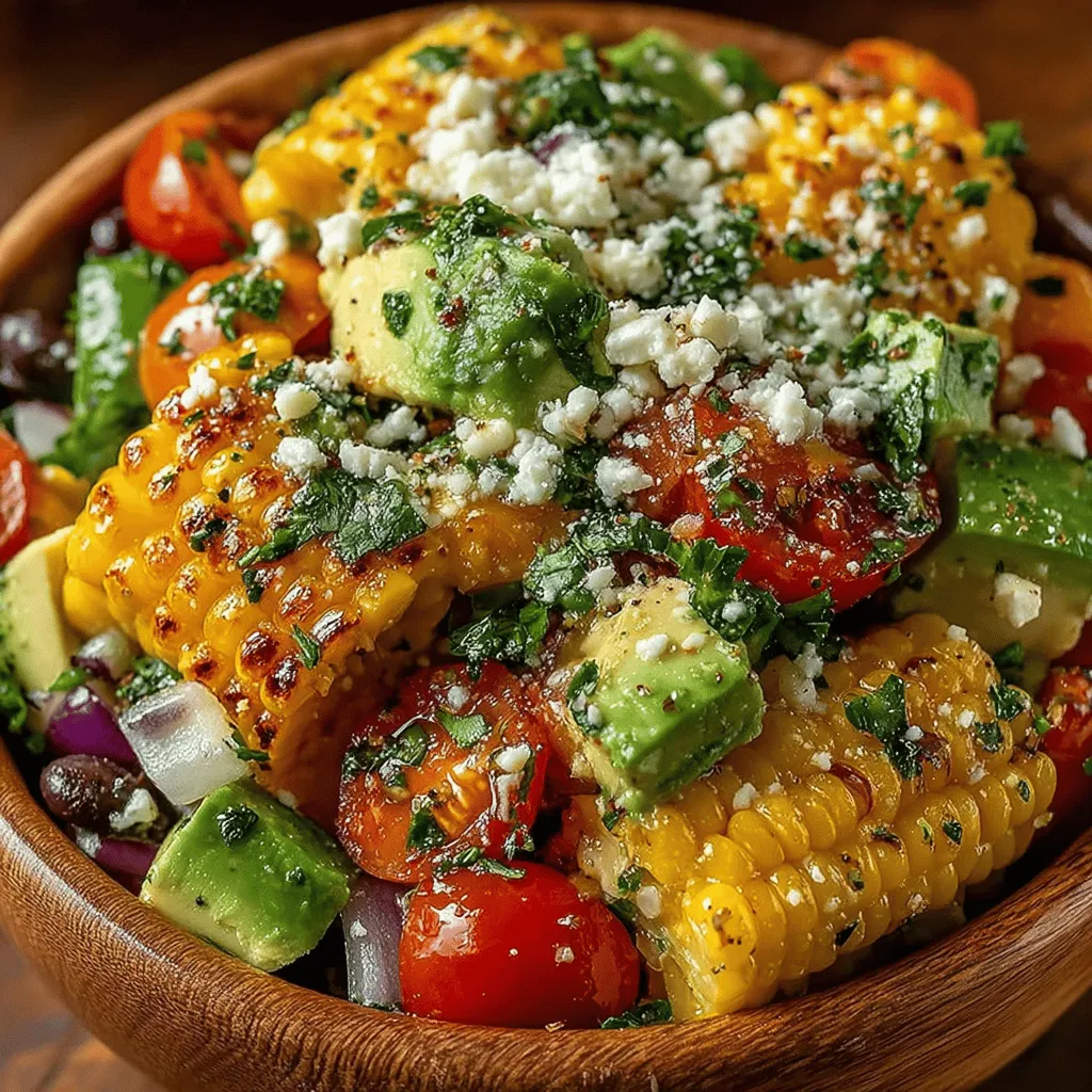 As the days grow longer and warmer, the call for vibrant, refreshing dishes becomes irresistible. Enter the Zesty Corn Salad Fiesta—a delightful culinary creation that embodies the essence of summer. This salad is not just a side dish; it is a celebration of color, flavor, and nutrition, making it an ideal choice for summer gatherings, picnics, barbecues, or simply as a fresh accompaniment to any meal. Each ingredient in this salad is carefully selected to not only provide a burst of flavor but also to create a visual feast that is as appealing to the eyes as it is to the palate.