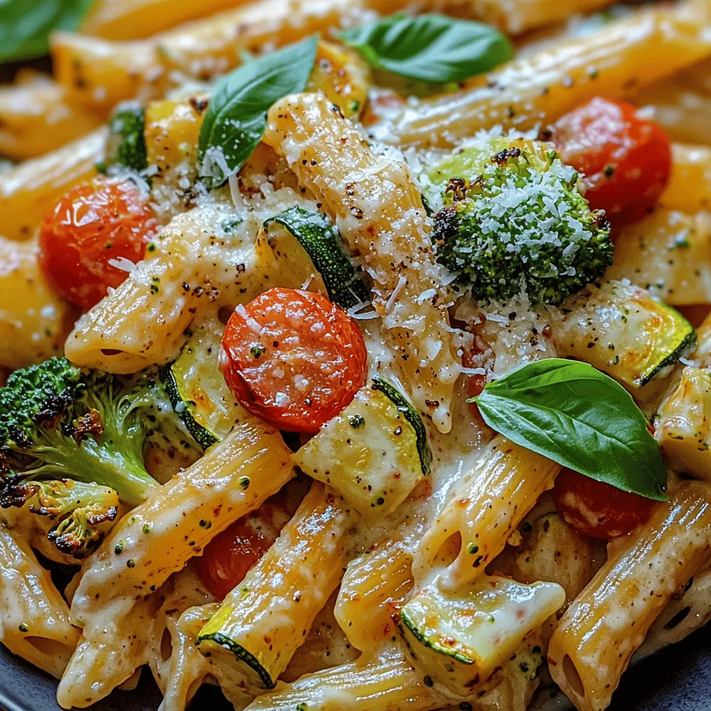 When it comes to comfort food, few dishes can compete with a rich, creamy pasta adorned with a medley of fresh, roasted vegetables. Creamy roasted veggie pasta is not only a satisfying meal but also a nourishing option that brings together a variety of flavors and textures. This dish is perfect for those looking to enjoy a hearty pasta experience while incorporating healthy ingredients into their diet. It caters to a wide range of dietary preferences, being easily adjustable for both vegetarians and vegans, making it a versatile choice for any dinner table.