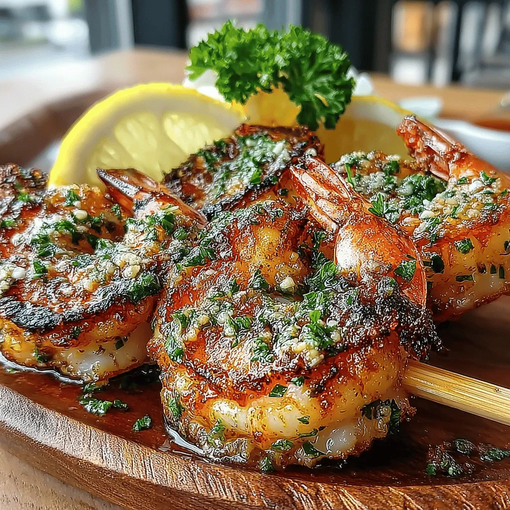If you're looking for a dish that captures the essence of summer and the joy of outdoor dining, look no further than sizzling garlic butter shrimp skewers. This dish is a true celebration of bold flavors and succulent textures, making it a favorite among seafood lovers and grill enthusiasts alike. The combination of plump shrimp, rich garlic butter, and a hint of citrus creates an irresistible flavor profile that tantalizes the taste buds. The moment these skewers hit the grill, they transform into a sizzling spectacle that not only captivates the senses but also fills the air with a mouthwatering aroma.