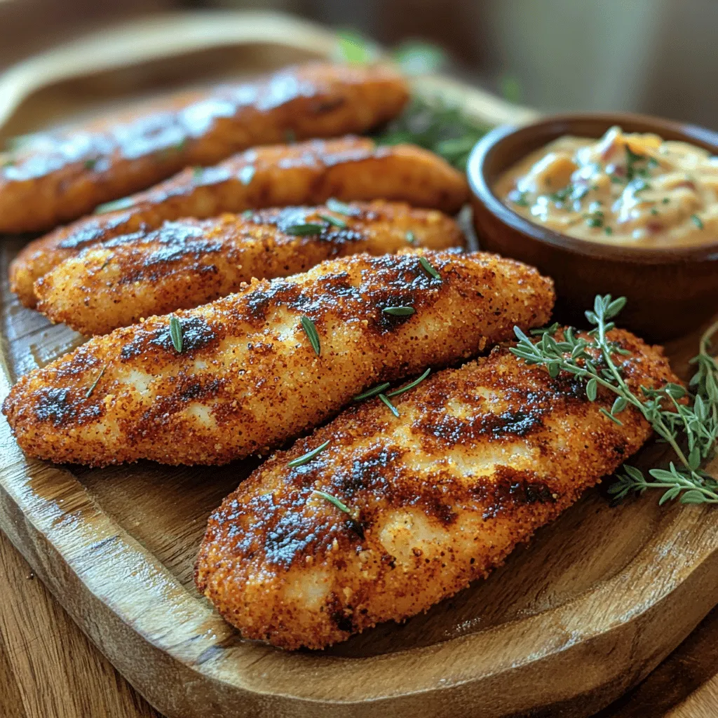 In the world of comfort food, few dishes evoke as much excitement as crispy fried chicken. Among the myriad of variations, Crispy Cajun Chicken Strips stand out with their bold flavors and satisfying crunch. Originating from the heart of Louisiana, this dish captures the essence of Cajun cuisine, which is known for its rich and spicy flavors. The combination of perfectly marinated chicken, a savory spice blend, and a crispy coating makes these chicken strips an irresistible treat that can be enjoyed as an appetizer, snack, or main dish. Whether served at a casual gathering or a family dinner, these Crispy Cajun Chicken Strips are sure to impress your family and friends.