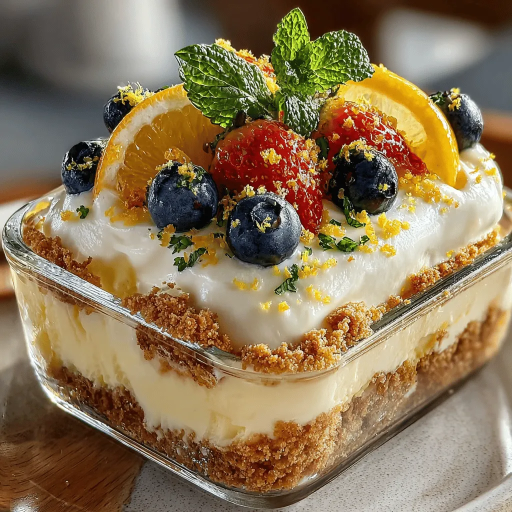 Desserts have long been a beloved aspect of culinary culture, providing a sweet ending to meals and a delightful treat for special occasions. Among the realm of desserts, no-bake recipes have surged in popularity, particularly for their convenience and ease of preparation. One such dessert that perfectly embodies the spirit of summer is the Zesty Lemon Delight Icebox Cake. This refreshing treat not only captivates the taste buds with its bright citrus flavors but also offers a light and airy texture that makes it an ideal choice for warm weather gatherings.