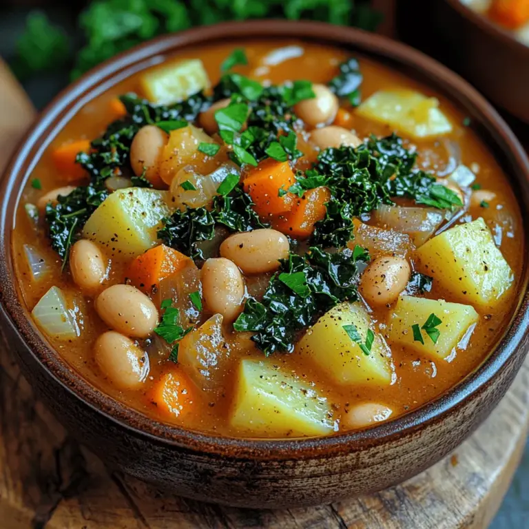 Welcome to the world of hearty Tuscan kale bean stew, a dish that embodies warmth, nourishment, and a rich tapestry of flavors. This stew is not just a meal; it represents a tradition rooted in the lush landscapes of Tuscany, where fresh ingredients and rustic cooking methods come together to create something truly special. Known for its robust flavors and nutritional benefits, this stew is a comforting choice for any season, offering a delightful combination of kale, beans, and aromatic herbs that will satisfy both the body and soul.