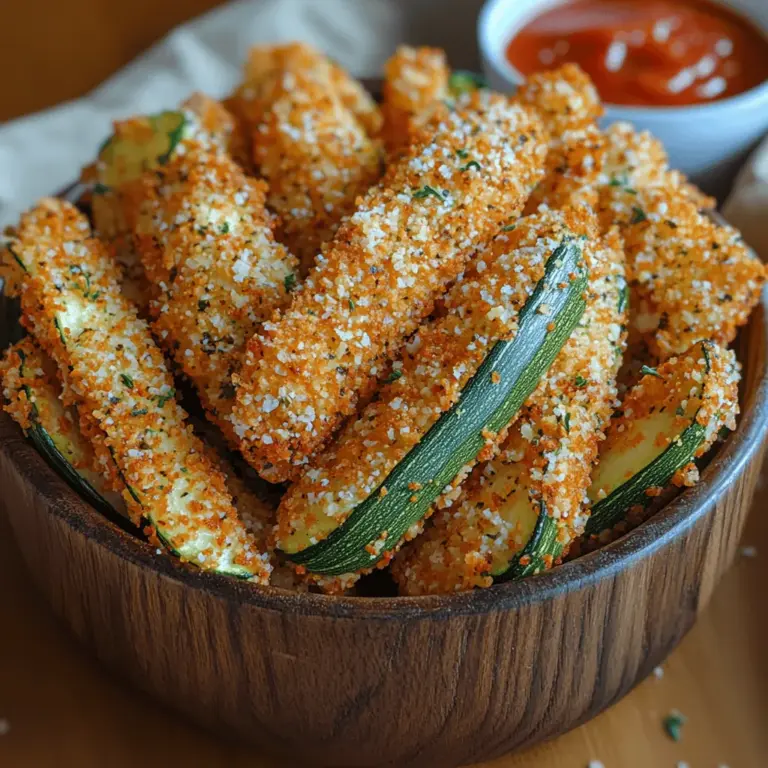 When it comes to satisfying snack cravings, few dishes can rival the appeal of crispy zucchini fries. This delightful recipe offers a healthier alternative to traditional deep-fried options, making it a popular choice for health-conscious food lovers. Air-fryer zucchini fries not only preserve the vibrant flavor of fresh zucchini but also provide a crunchy texture that is simply irresistible.
