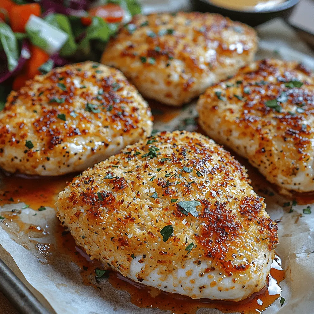 In the realm of comfort food, few dishes can rival the appeal of crispy Parmesan crusted chicken. This beloved recipe marries the juiciness of succulent chicken breasts with a crunchy, flavorful coating that transforms an ordinary meal into an extraordinary culinary experience. Whether you're whipping up a quick weeknight dinner or aiming to impress guests at a special gathering, this dish encapsulates the essence of home-cooked goodness while offering a delightful blend of textures and flavors.