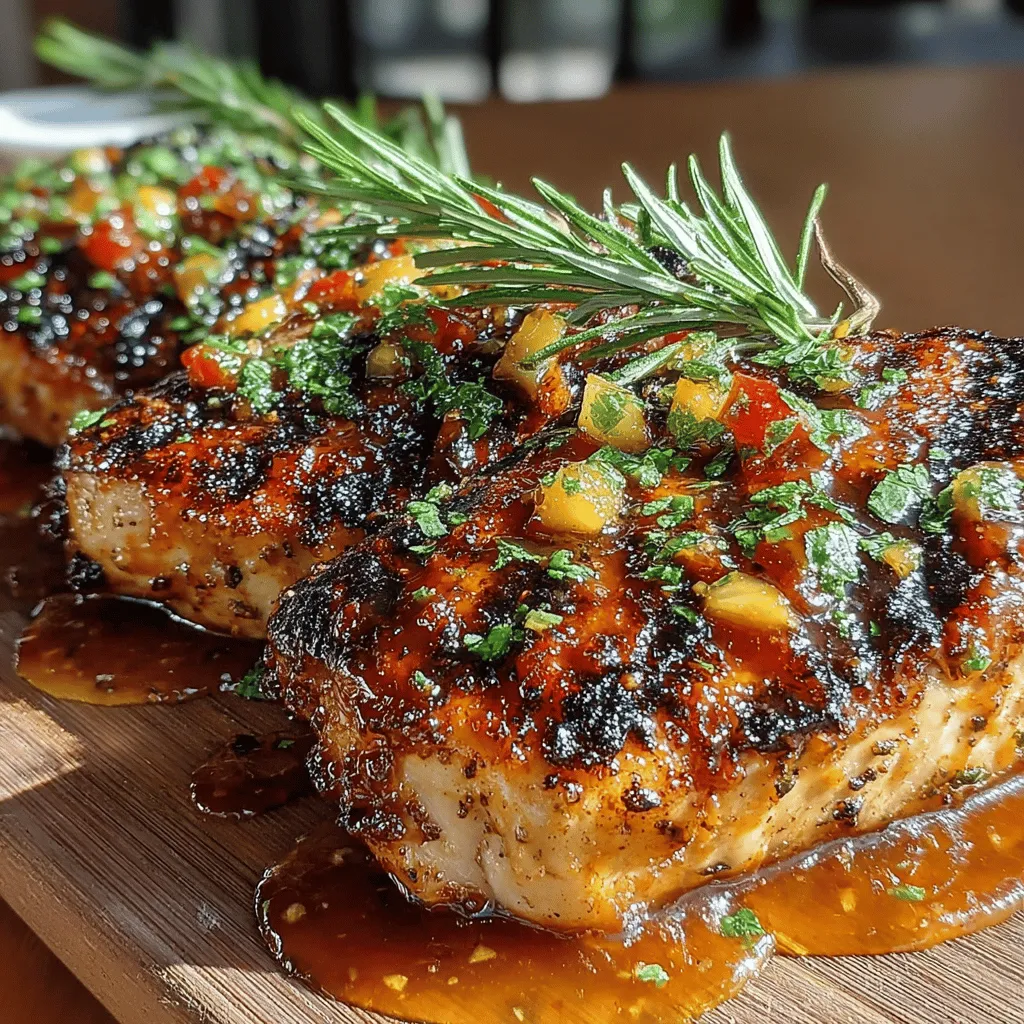Marinating chicken is an essential technique that infuses flavors while tenderizing the meat, resulting in a succulent final dish. For our Juicy Peach BBQ Chicken Delight, the marinade, which combines fresh peach juice, BBQ sauce, and spices, not only enhances the chicken's flavor but also helps to lock in moisture during grilling.