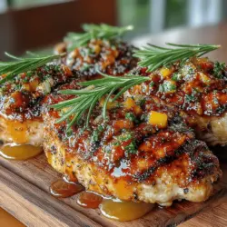 Marinating chicken is an essential technique that infuses flavors while tenderizing the meat, resulting in a succulent final dish. For our Juicy Peach BBQ Chicken Delight, the marinade, which combines fresh peach juice, BBQ sauce, and spices, not only enhances the chicken's flavor but also helps to lock in moisture during grilling.