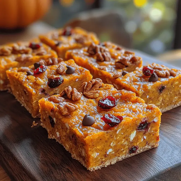 In today’s health-conscious world, snacking has evolved from mere indulgence to an opportunity for nourishment. Healthy snacking is not only about satisfying cravings but also about fueling our bodies with wholesome ingredients. One delightful way to achieve this is through the creation of Pumpkin Power Oatmeal Bars, a nutritious treat that combines flavor with health benefits. These bars are not just a tasty snack; they serve as an excellent source of energy, making them perfect for breakfast, post-workout recovery, or a mid-afternoon boost.