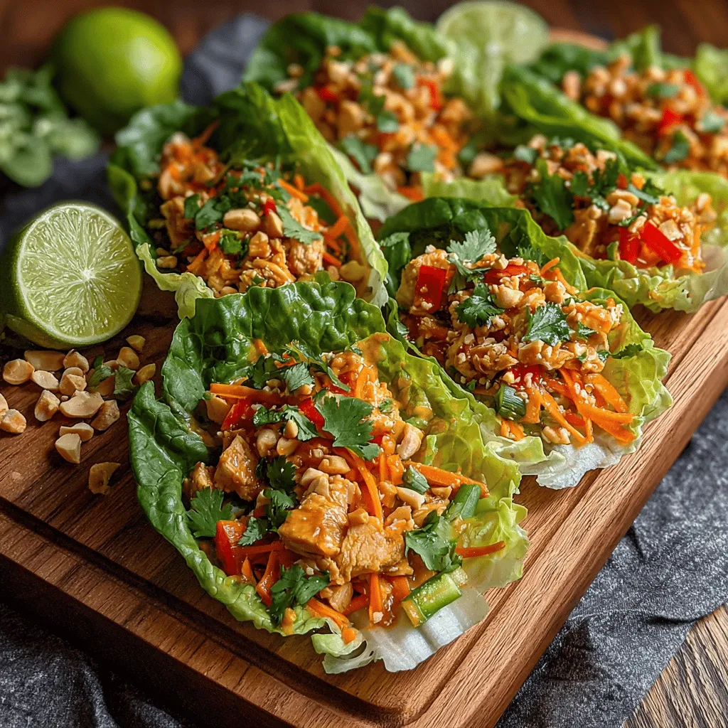 When it comes to vibrant and exciting meals, few dishes can match the appeal of Spicy Thai Peanut Chicken Lettuce Boats. This recipe combines the bold flavors of Thailand with a fresh and healthy twist, making it an ideal choice for a quick weeknight dinner or an impressive appetizer for gatherings. The beauty of this dish lies not only in its rich taste but also in its presentation—colorful ingredients are nestled in crisp lettuce leaves, creating a visually appealing and deliciously interactive dining experience.