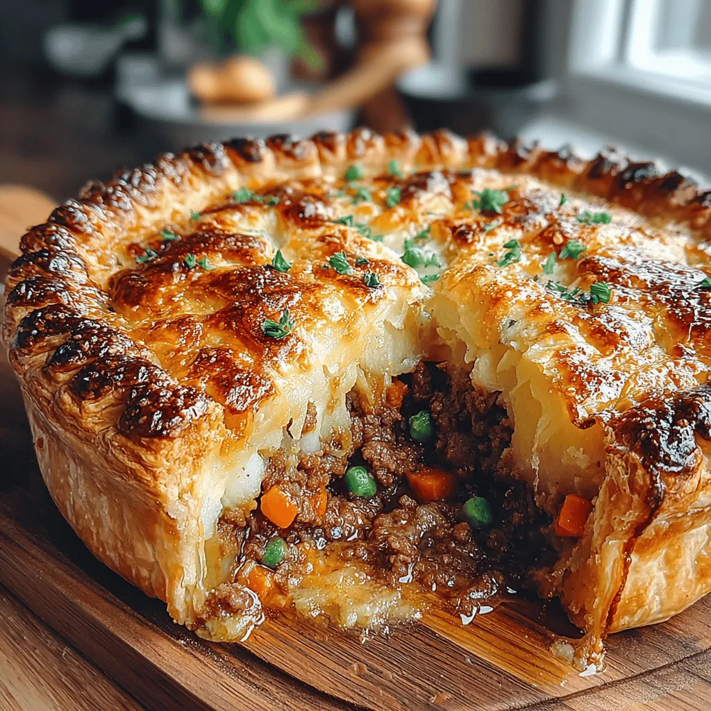 The comforting allure of a homemade pie is hard to resist, especially when it comes to savory varieties that warm the soul and satisfy the appetite. Among these, the Hearty Midweek Ground Beef and Potato Pie stands out as a quintessential dish that embodies the essence of home-cooked meals. Perfect for busy weeknights, this recipe marries tender ground beef with creamy potatoes, vibrant vegetables, and a flaky crust, making it a favorite among families and friends alike.