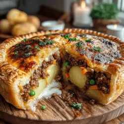 Hearty Midweek Ground Beef and Potato Pie