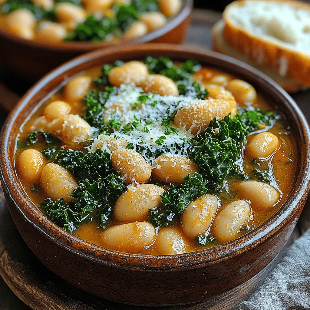 Hearty Tuscan Kale Bean Stew, or 