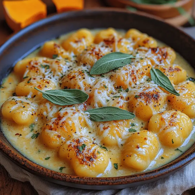 As the leaves start to change and the air turns crisp, there's an undeniable urge to indulge in comforting, hearty dishes that encapsulate the spirit of autumn. One such dish that perfectly embodies this season is Creamy Butternut Squash Gnocchi. This delightful recipe combines the rich, nutty flavor of butternut squash with the soft, pillowy texture of gnocchi, creating a comforting meal that warms both the body and soul. With its creamy sauce and seasonal ingredients, this dish not only satisfies your taste buds but also wraps you in a cozy embrace, making it a perfect addition to your autumn culinary repertoire.