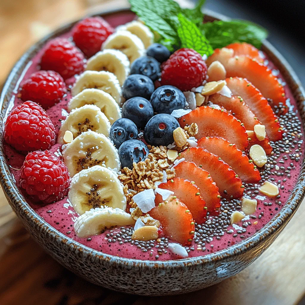 In recent years, smoothie bowls have surged in popularity as a vibrant and nutrient-packed addition to the healthy eating landscape. These delightful concoctions not only provide a satisfying breakfast experience but also serve as a canvas for creativity, allowing you to customize flavors, textures, and toppings to suit your preferences. Among the myriad of smoothie bowl recipes, the Bright Berry Chia Smoothie Bowl stands out as a particularly vibrant and nutritious option, ideal for anyone looking to kick-start their day with a burst of flavor and health benefits.